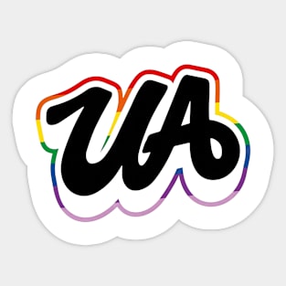 UA RAINBOW Sticker